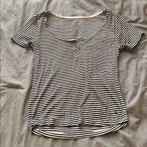 Striped American Eagle Top